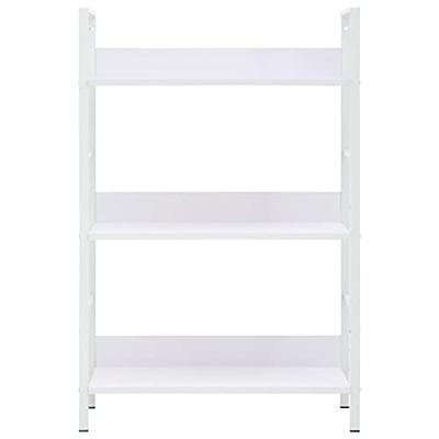 Boekenkast met 3 schappen 60x27,6x90,5 cm bewerkt hout wit