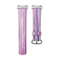 Fitbit Ionic TPU bandje - Fuschia / Zilver - thumbnail