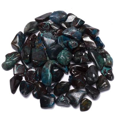 Chrysocolla Trommelstenen AA Kwaliteit (± 250 gram - ± 1,5-2,5 cm)