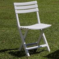Vouwbare Stoel IPAE Progarden Birki bir80cbi Wit 44 x 41 x 78 cm - thumbnail