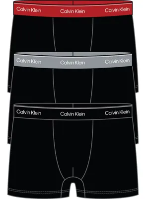 Calvin Klein 3-pack trunks - Icon - Relaxed Fit Cotton