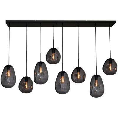 Masterlight HanglampLava 8x smoke glas - 2761-05-160-25-80512