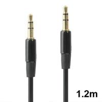 Aux 3.5mm Audio Kabel 1.2 Meter Telefoon/ipod/ipad/mp3 Zwart - thumbnail
