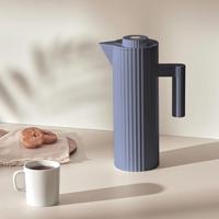 Alessi Plissé Thermoskan grijs - thumbnail