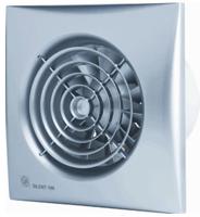 S en P Silent 100 CZ badkamerventilator 12V zilver - thumbnail