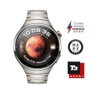 HUAWEI 55020AMB Watch 4 Pro Smart Watch - eSIM horloge met mobiel bellen en saffierglas - fitnesstracker en gezondheidsmonitor met ECG- en SPo2-bewaking compatibel met Android en iO's 46 mm titanium - thumbnail