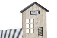 Planken DKD Home Decor Kapstok 39 x 9 x 27 cm Zwart Bruin Wit Hout MDF - thumbnail