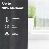 VidaXL Verduisterende gordijnen 2 pcs lichtgrijs 140 x 245 cm fluweel - thumbnail