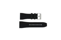 Horlogeband Fossil CH2576 / CH2577 Rubber Zwart 30mm - thumbnail