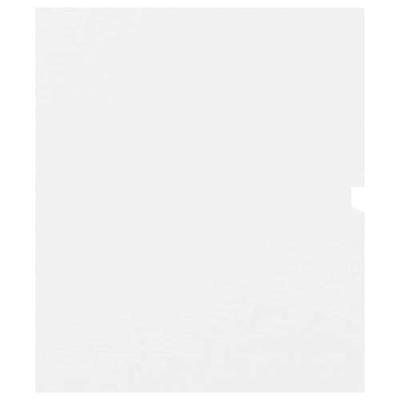 Wastafelkast 100x38,5x45 cm bewerkt hout wit