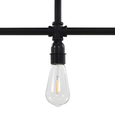 VidaXL Plafondlamp 3xe27 zwart