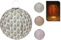 Solar Lampion Bol Flower 40cm Assorti 1st - thumbnail