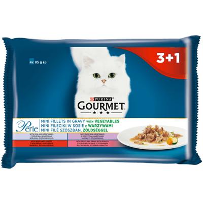 Purina GRMT PERLE GIGMV BEEF CRT natvoer voor kat 85 g