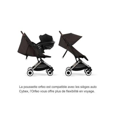 CYBEX - Ultracompacte en comfortabele kinderwagen - ORFEO - 4 wielen - Chocoladebruin CYBEX - Ultracompacte en comfortabele kinderwagen - ORFEO - 4 wielen - Chocoladebruin