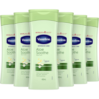 Vaseline Aloe Soothe body lotion - 6 x 400 ml - thumbnail