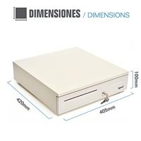 Kassa lade iggual IGG317440 Wit - thumbnail