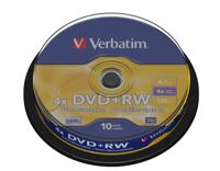 DVD-RW Verbatim 10 Stuks Zwart 4,7 GB 4x (10 Stuks) - thumbnail