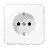 Jung CD1520BFWW Wandcontactdoos met randaarde Inzetstuk 1-voudig Alpine-wit 1 stuk(s) - thumbnail