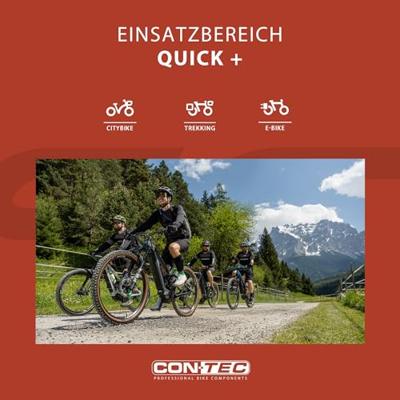 CONTEC pedaal "quick +" ct pedals quick plus city/tour black