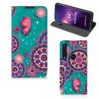 Motorola One Macro Bookcase Cirkels en Vlinders - thumbnail