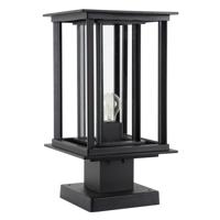 Buitenlamp zwart New York sokkel - thumbnail