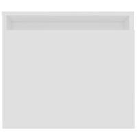 Salontafelset 100x48x40 cm bewerkt hout wit - thumbnail