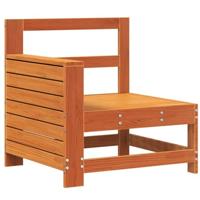 Tuinbank met armleuning 69x62x70,5 cm grenenhout wasbruin - thumbnail