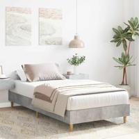 Bedframe zonder matras 100x200 cm spaanplaat betongrijs - thumbnail