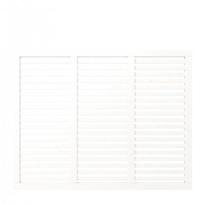 Wit Houten Tuinscherm Harmoni 180 x 140 CM