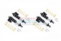 Aluminium Front/Rear Piggyback shocks 125mm, Black - Traxxas Maxx - thumbnail