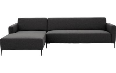 Goossens Bank Key West grijs, stof, 3-zits, modern design