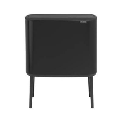 brabantia Bo Touch Bin 31 62 03 Afvalbak 34 l Staal (l x b x h) 312 x 540 x 680 mm Zwart 1 stuk(s) - thumbnail