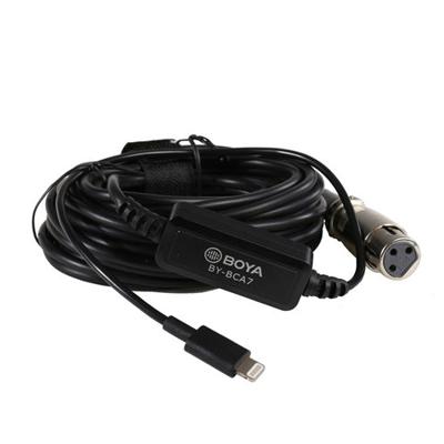 Boya XLR naar Lightning Adapter BY-BCA7 Boya XLR naar Lightning Adapter BY-BCA7