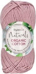 Stylecraft Naturals Organic Cotton 7182 Pink Clay - Haakgaren / Breigaren