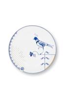 Pip Studio Dinerbord Pip & The Blue Bird Wit 25.5cm - thumbnail