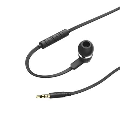 Hama Joy Headset, in-ear, microfoon, platte kabel, zwart