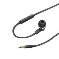 Hama Joy Headset, in-ear, microfoon, platte kabel, zwart - thumbnail