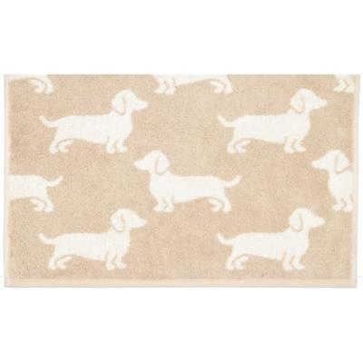 Cawö Cawo We love Dogs gemustert 6246 Handdoek 50x100 natur/beige