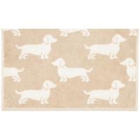 Cawö Cawo We love Dogs gemustert 6246 Handdoek 50x100 natur/beige - thumbnail