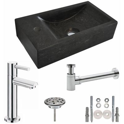 Wiesbaden Fonteinset Hardstenen Fontein - 40x22x10cm - Links - Compleet