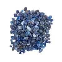 Blauwe kwarts trommelstenen A/B kwaliteit -- ±800g; ±0.5-2.5cm - thumbnail