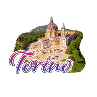 Torino Superga 3D Zee & Strand Souvenir Magneet - thumbnail