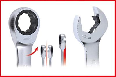 KS Tools 503.5205 5035205 Ring-steeksleutelset 5-delig Sleutelbreedte (metrisch) 19 mm