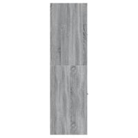 Apothekerskast 30x41x144,5 cm bewerkt hout grijs sonoma eiken - thumbnail