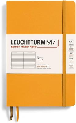 Leuchtturm Rising Sun, Softcover, Paperback (B6+), 123 p., ruled