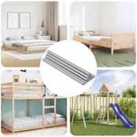 VidaXL Schroefdraadstangen 900 pcs zilver metaal - thumbnail