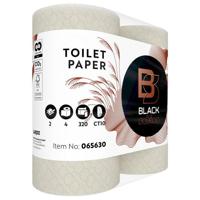Toiletpapier BlackSatino CT10 GreenGrow 2-laags 4x320 vel naturel 066870 - thumbnail