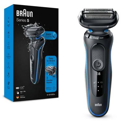 Braun B1000s 143219 Folie-scheerapparaat Zwart Braun B1000s 143219 Folie-scheerapparaat Zwart