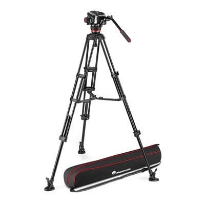 Manfrotto MVK504XTWINMA 504X Video Head + aluminium Twin Leg MS statiefkit