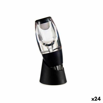 Wijnbeluchter Kinvara 2021101201 2021101201 Zwart Transparant Roestvrij staal TPE Plastic (24 Stuks)
